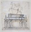 Michelangelo - Design for a statue of Henry II of France 1559