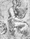 Michelangelo - Study of a Seated Woman