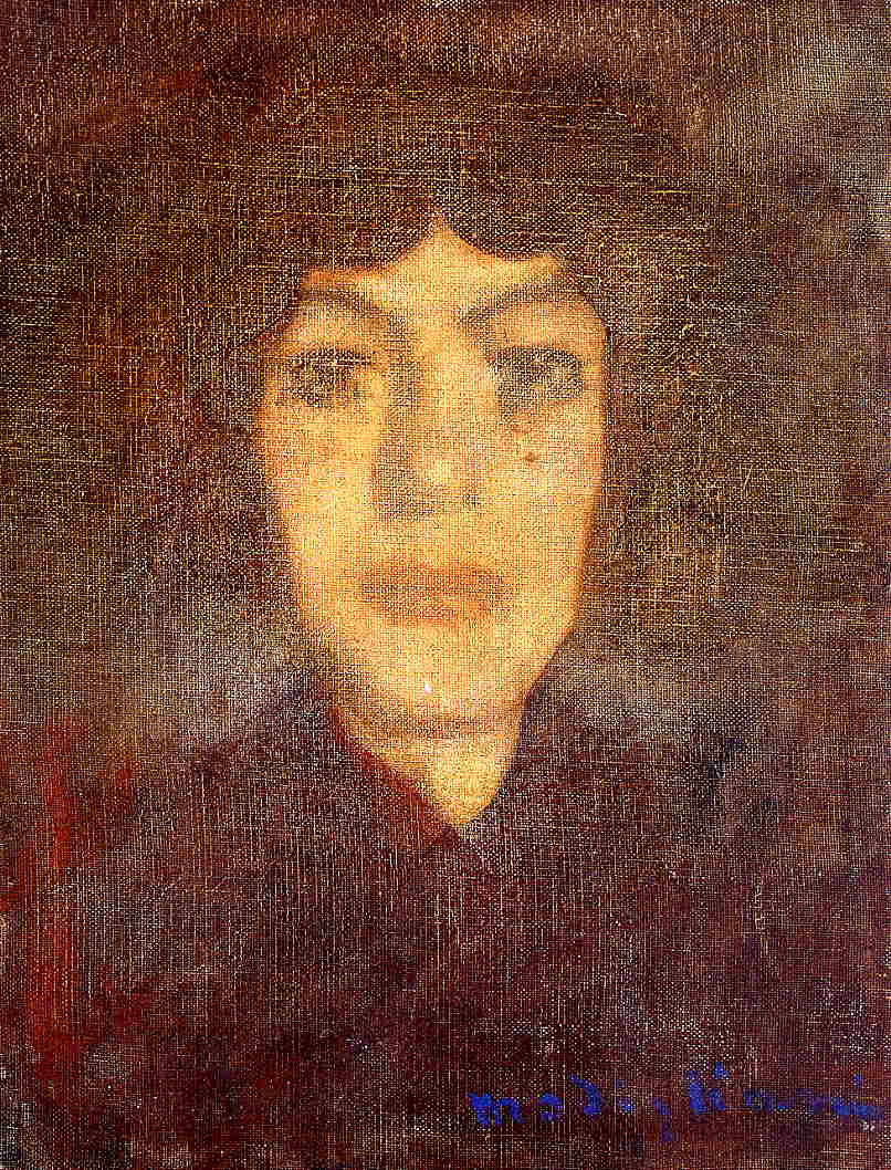 Amedeo Modigliani - Woman's Head with Beauty Spot 1906