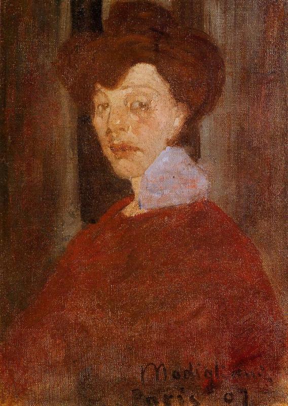 Amedeo Modigliani - Portrait of a Woman 1907