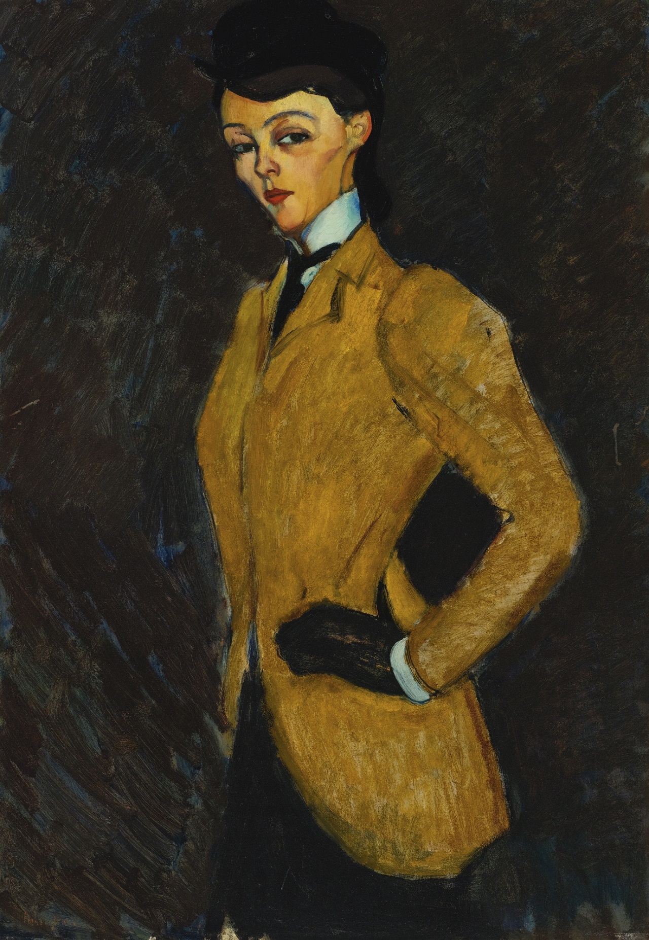 Amedeo Modigliani - The Amazon. Horsewoman 1909