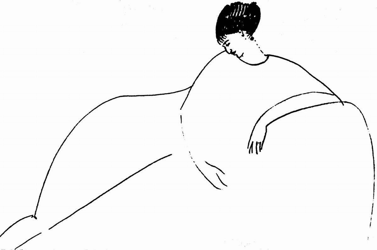 Amedeo Modigliani - Anna Akhmatova 1911