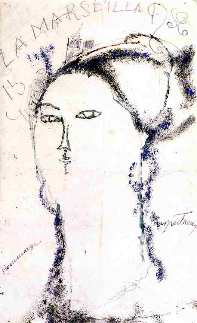 Amedeo Modigliani - Madame Othon Friesz. La Marseillaise 1915