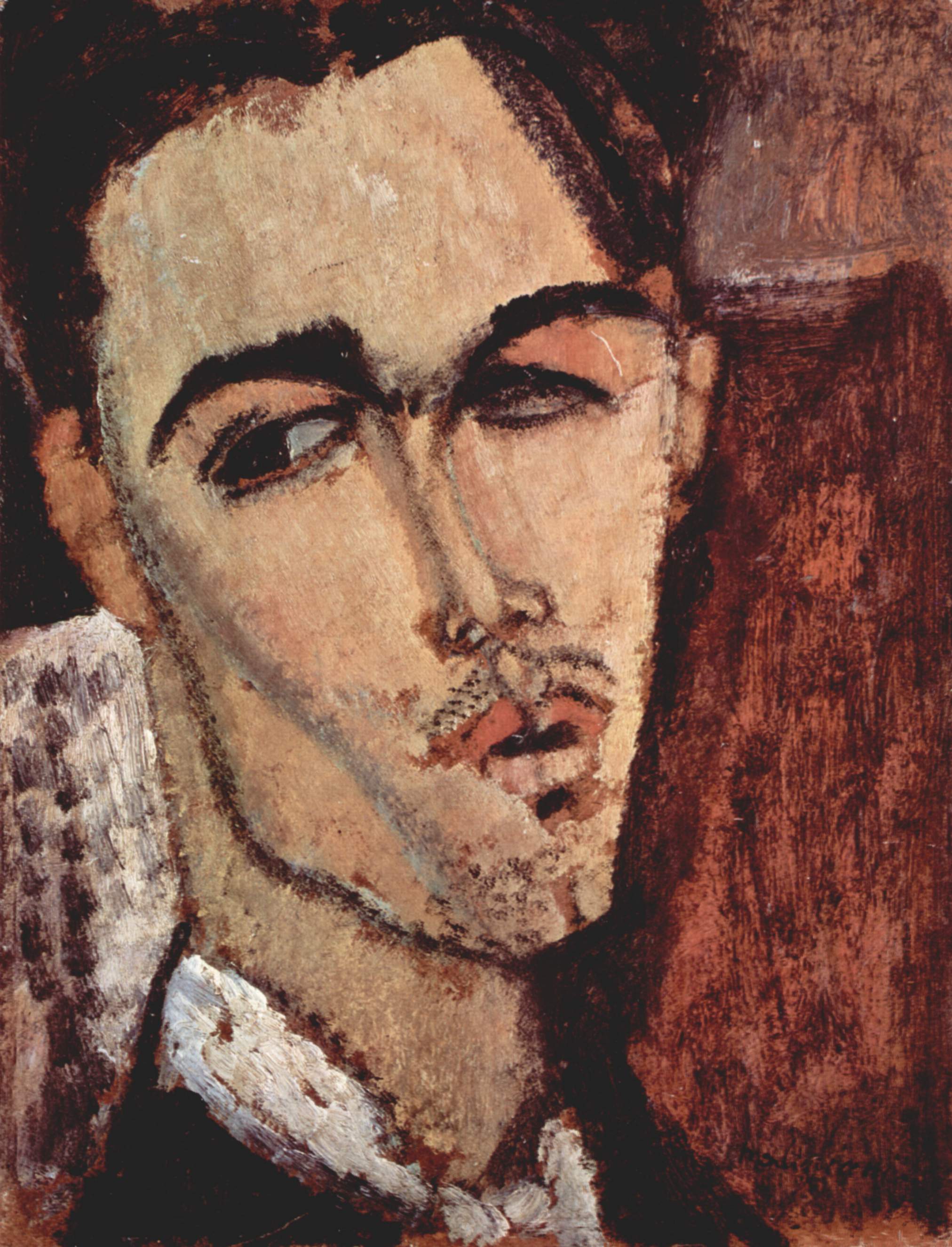 Amedeo Modigliani - Portrait of Celso Lagar 1915
