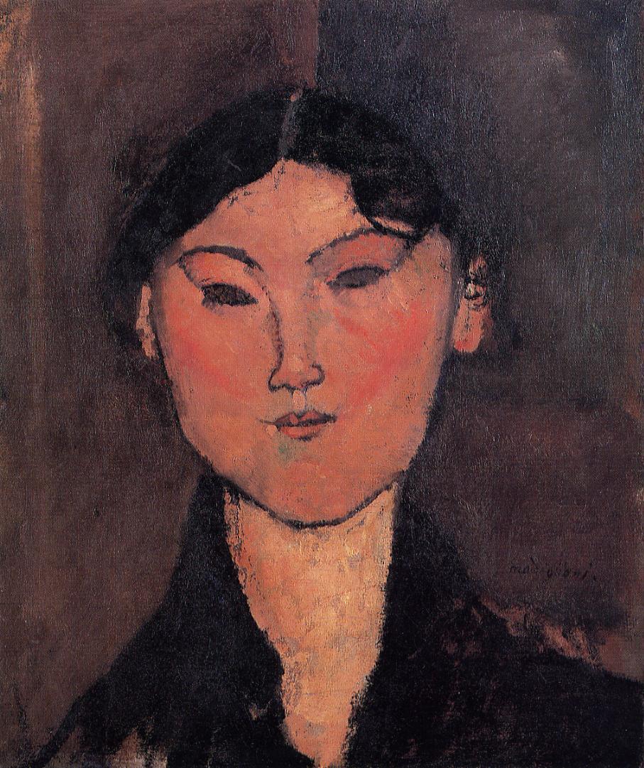 Amedeo Modigliani - Woman's Head. Rosalia 1915