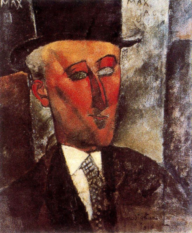 Amedeo Modigliani - Max Jacob 1916