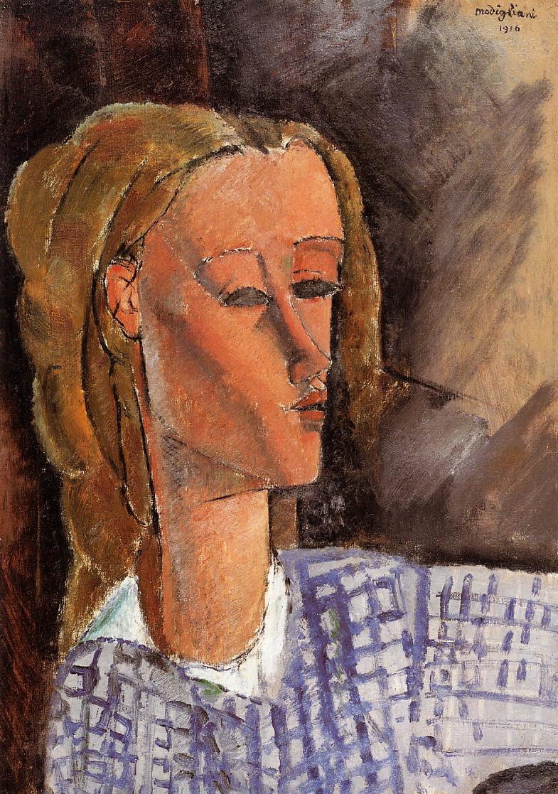 Amedeo Modigliani - Portrait of Beatrice Hastings 1916
