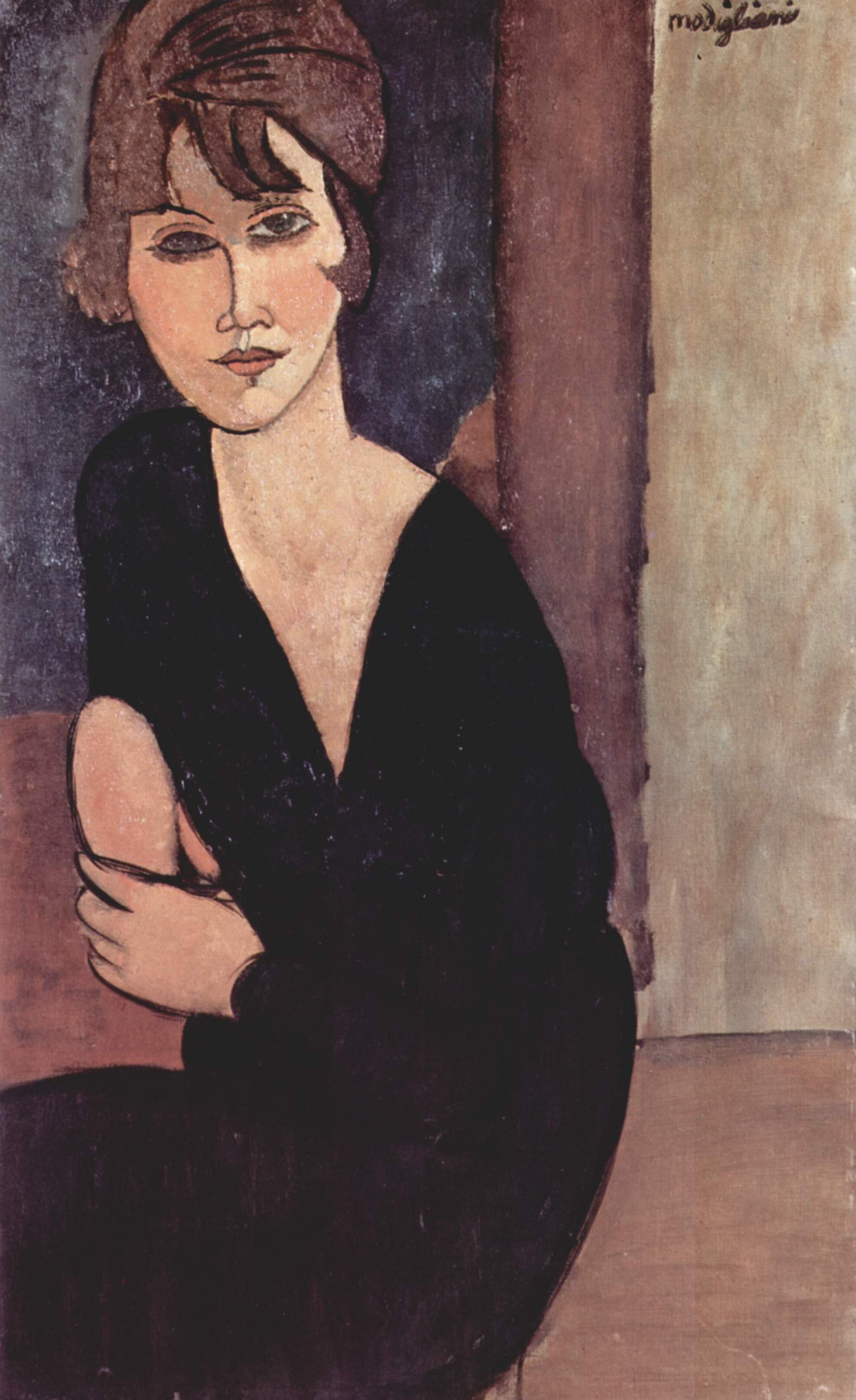 Amedeo Modigliani - Portrait of Madame Reynouard 1916