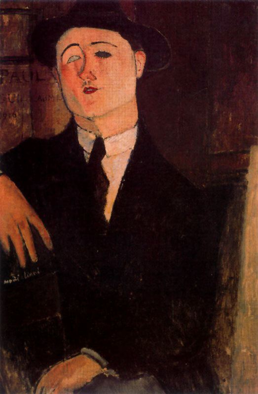 Amedeo Modigliani - Portrait of Paul Guillaume 1916
