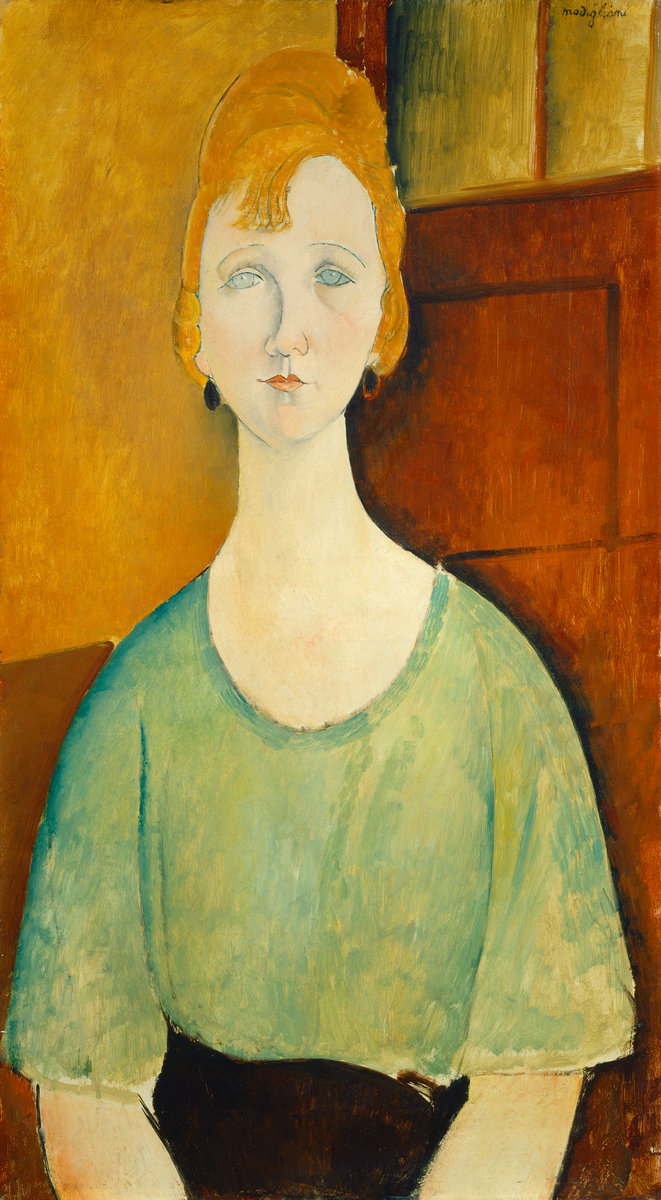Amedeo Modigliani - Girl in a Green Blouse 1917