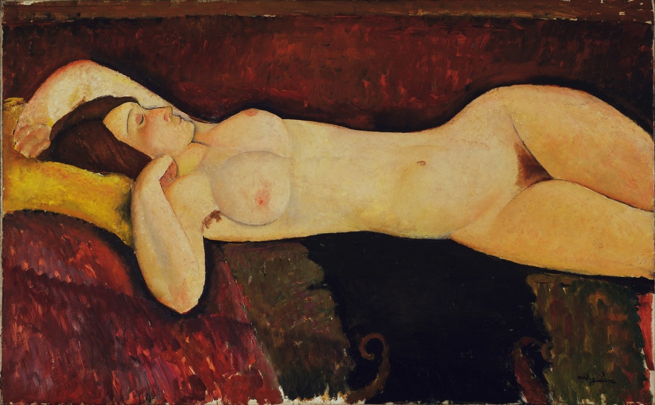 Amedeo Modigliani - Le grand Nu. The great nude 1917