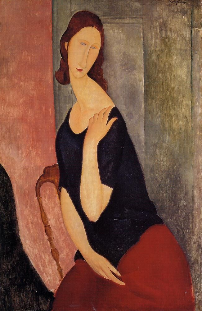 Amedeo Modigliani - Portrait de madame L 1917