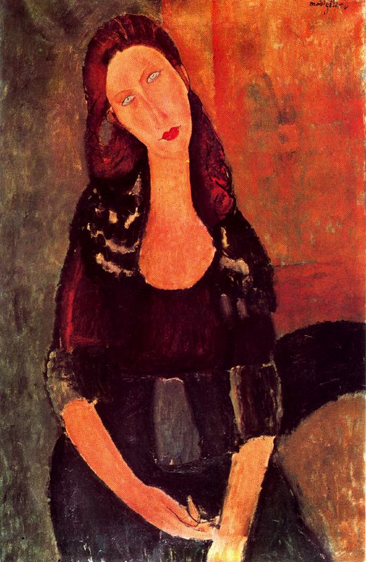 Amedeo Modigliani - Seated Jeanne Hebuterne 1918