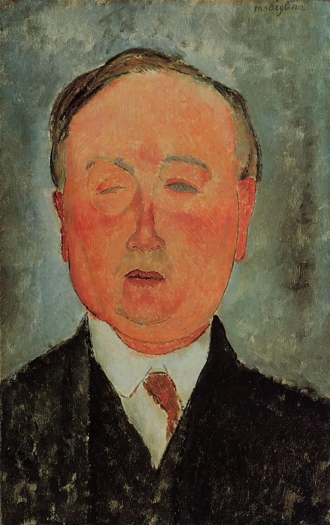 Amedeo Modigliani - The Man with the Monocle 1918