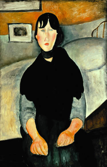 Amedeo Modigliani - Young Woman of the People 1918