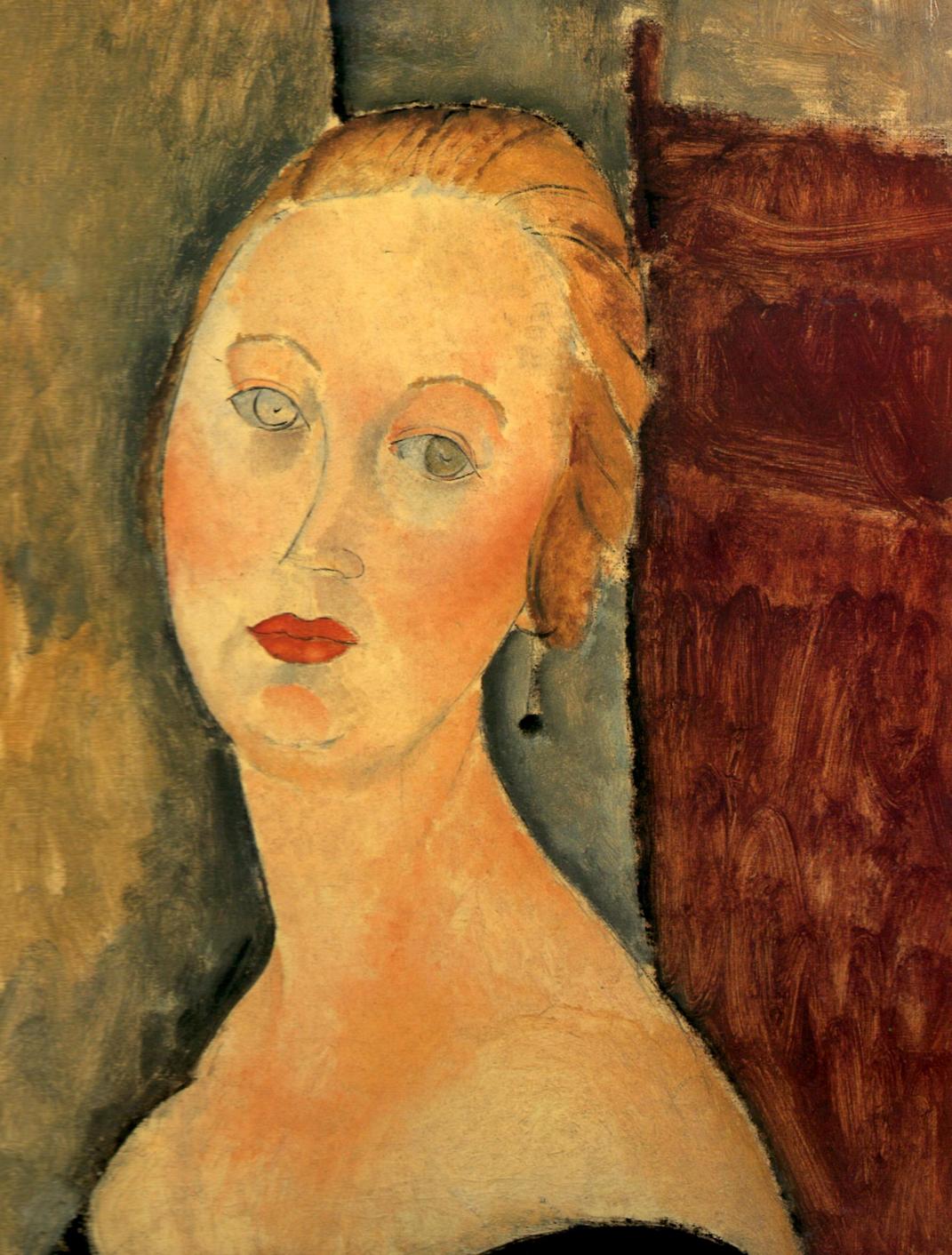 Amedeo Modigliani - Germaine Survage with Earrings 1918