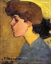 Amedeo Modigliani - Woman's Head in Profile 1907
