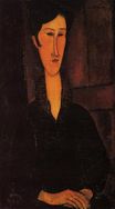 Amedeo Modigliani - Portrait of Madame Zborowska 1917