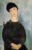 Amedeo Modigliani - Seated Young Woman 1918