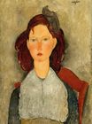 Amedeo Modigliani - Young Girl Seated 1918