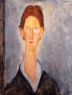 Amedeo Modigliani - Young Man. Student 1919