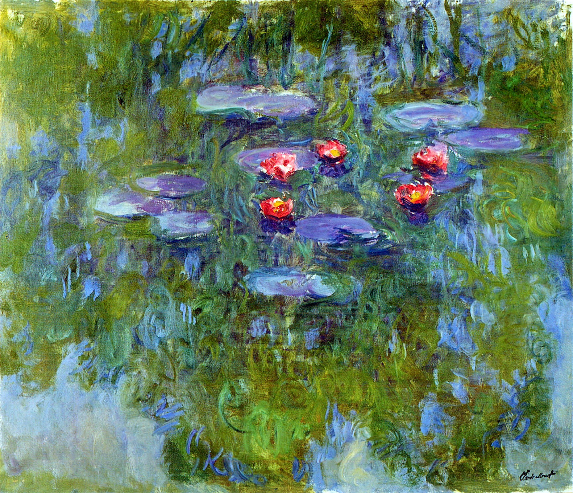 claude-monet-picture-water-lilies-1919-artsviewer