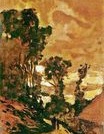 Claude Monet - The Road to the Farm of Saint-Simeon 1864