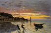 Claude Monet - Hauling a Boat Ashore, Honfleur 1864