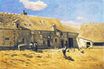 Claude Monet - Farmyard at Chailly 1865