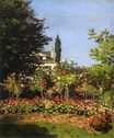 Claude Monet - Garden in Bloom at Sainte-Addresse 1866