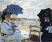 Claude Monet - The Beach at Trouville 1870