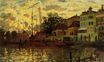 Claude Monet - Zaandam, The Dike, Evening 1871
