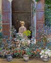 Claude Monet - Camille Monet at the Window, Argentuile 1873