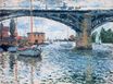 Claude Monet - The Bridge at Argenteuil, Grey Weather 1874