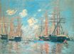 Claude Monet - The Sea, Port in Amsterdam 1874