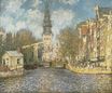 Claude Monet - Zuiderkerk in Amsterdam 1874