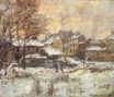 Claude Monet - Snow Effect with Setting Sun 1875