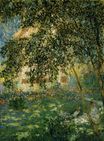 Claude Monet - Relaxing in the Garden, Argenteuil 1876