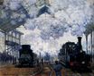 Claude Monet - Saint-Lazare Station, Exterior 1876