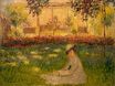 Claude Monet - Woman in a Garden 1876
