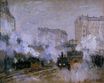 Claude Monet - Saint-Lazare Station, Arrival of a Train 1877