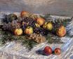 Claude Monet - Still Life with Pears and Grapes 1880