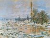 Claude Monet - Breakup of Ice, Lavacourt, Grey Weather 1880