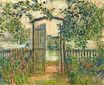 Claude Monet - The Garden Gate at Vetheuil 1881