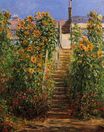 Claude Monet - The Steps at Vetheuil 1881