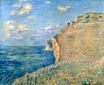 Claude Monet - Cliff at Fecamp 1881