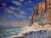 Claude Monet - Cliff near Fecamp 1881