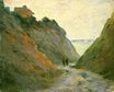 Claude Monet - The Sunken Road in the Cliff at Varangeville 1882