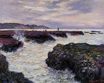 Claude Monet - The Rocks at Pourville, Low Tide 1882