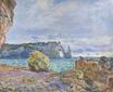 Claude Monet - Etretat, the Beach and the Porte d'Aval 1883